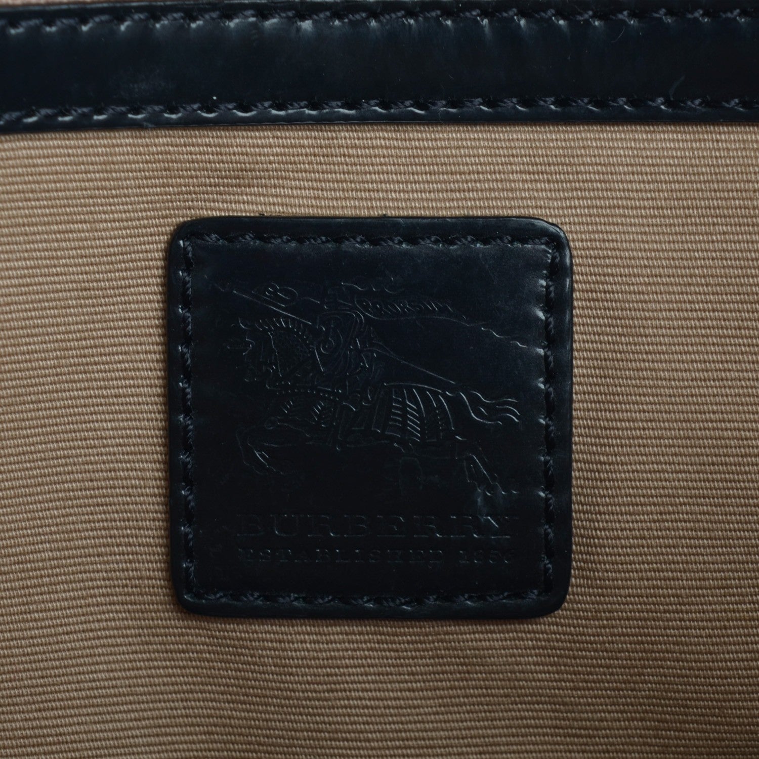 Burberry Nova Check Medium Tote Black 9 of 12
