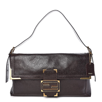 Fendi Vitello Large Convertible Baguette Moro 1 of 10