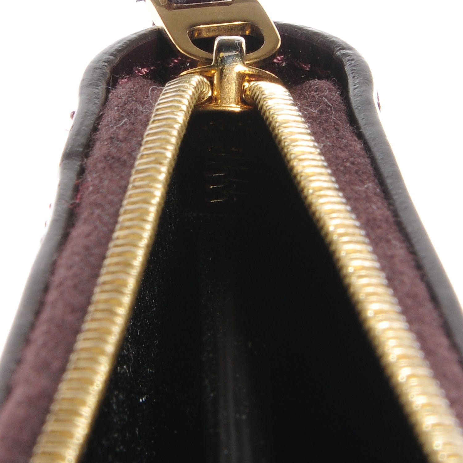 Celine Spazzolato Calfskin Portfolio Burgundy 5 of 8