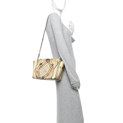 Valentino Garavani Vitello Native Couture 1975 Mini Rockstud Tote Multicolor 2 of 12
