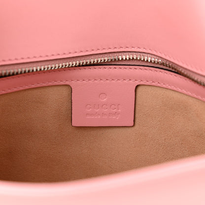 Gucci Calfskin Matelasse Small GG Marmont Shoulder Bag Wild Rose 7 of 9