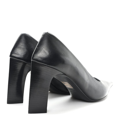 Balenciaga Calfskin Blade Knife Pumps 37 Black 5 of 10
