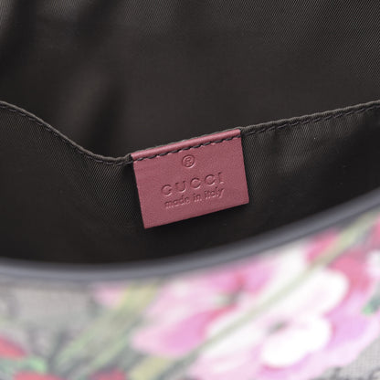 Gucci GG Supreme Monogram Blooms Large Cosmetic Case Beige Multicolor Dry Rose 6 of 10