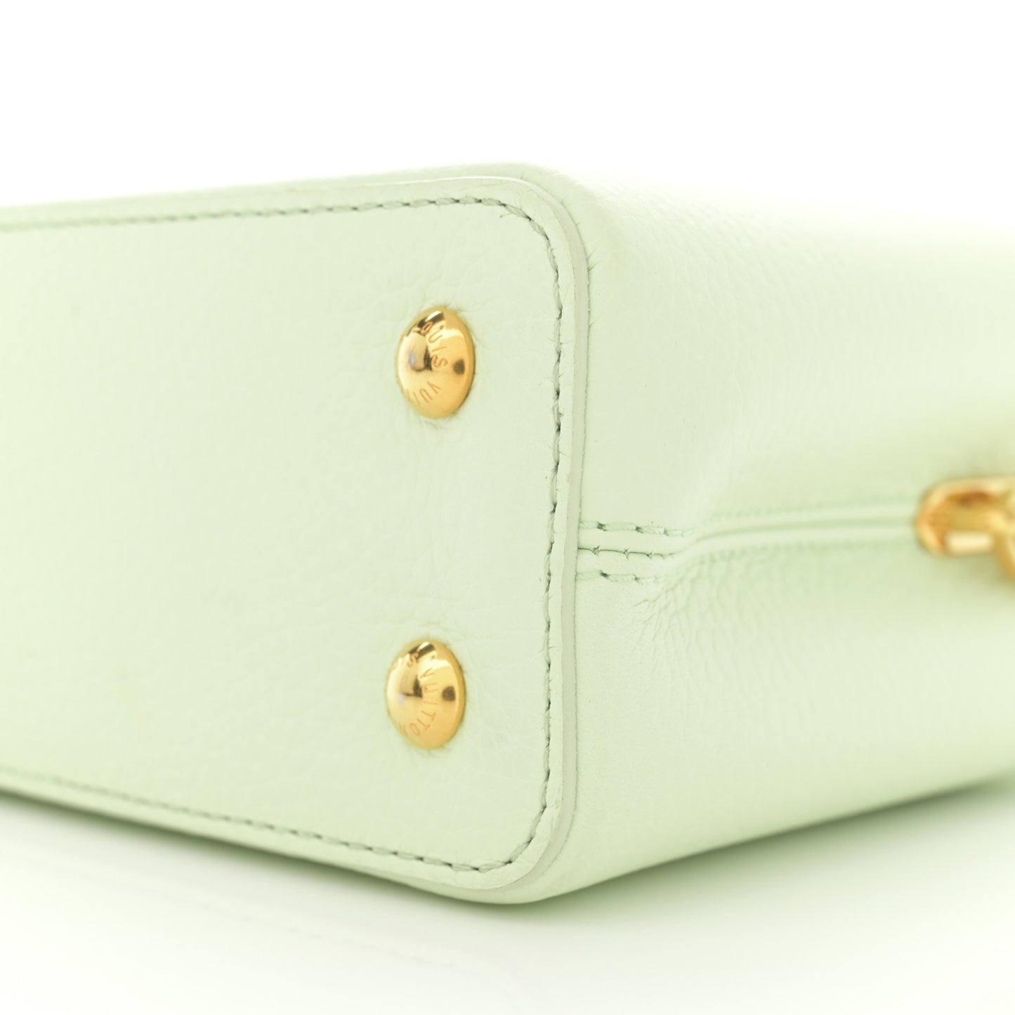 Taurillon Karung Mini Capucines Vert D'eau Green