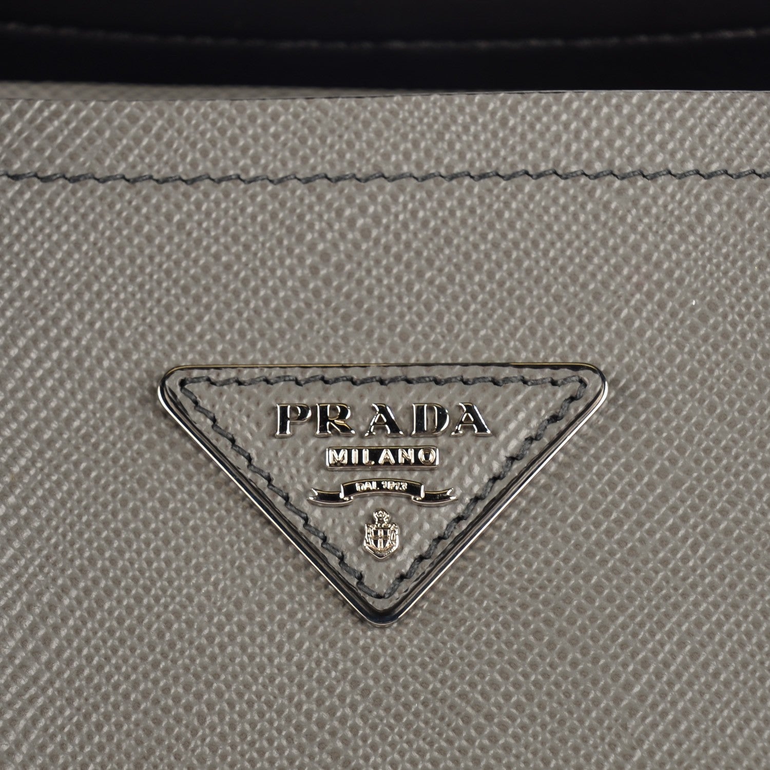 Prada Saffiano Cuir Large Double Bag Marmo 6 of 9