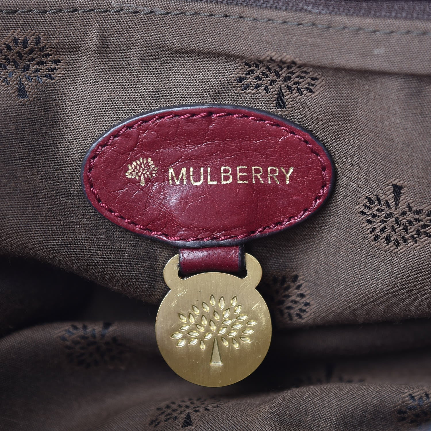Mulberry Soft Buffalo Medium Alexa Conker 6 of 11