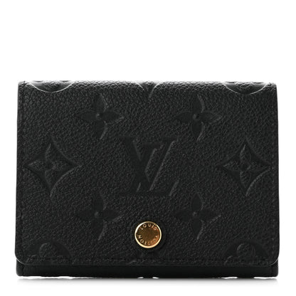 Louis Vuitton Empreinte Business Card Holder Black 1 of 6