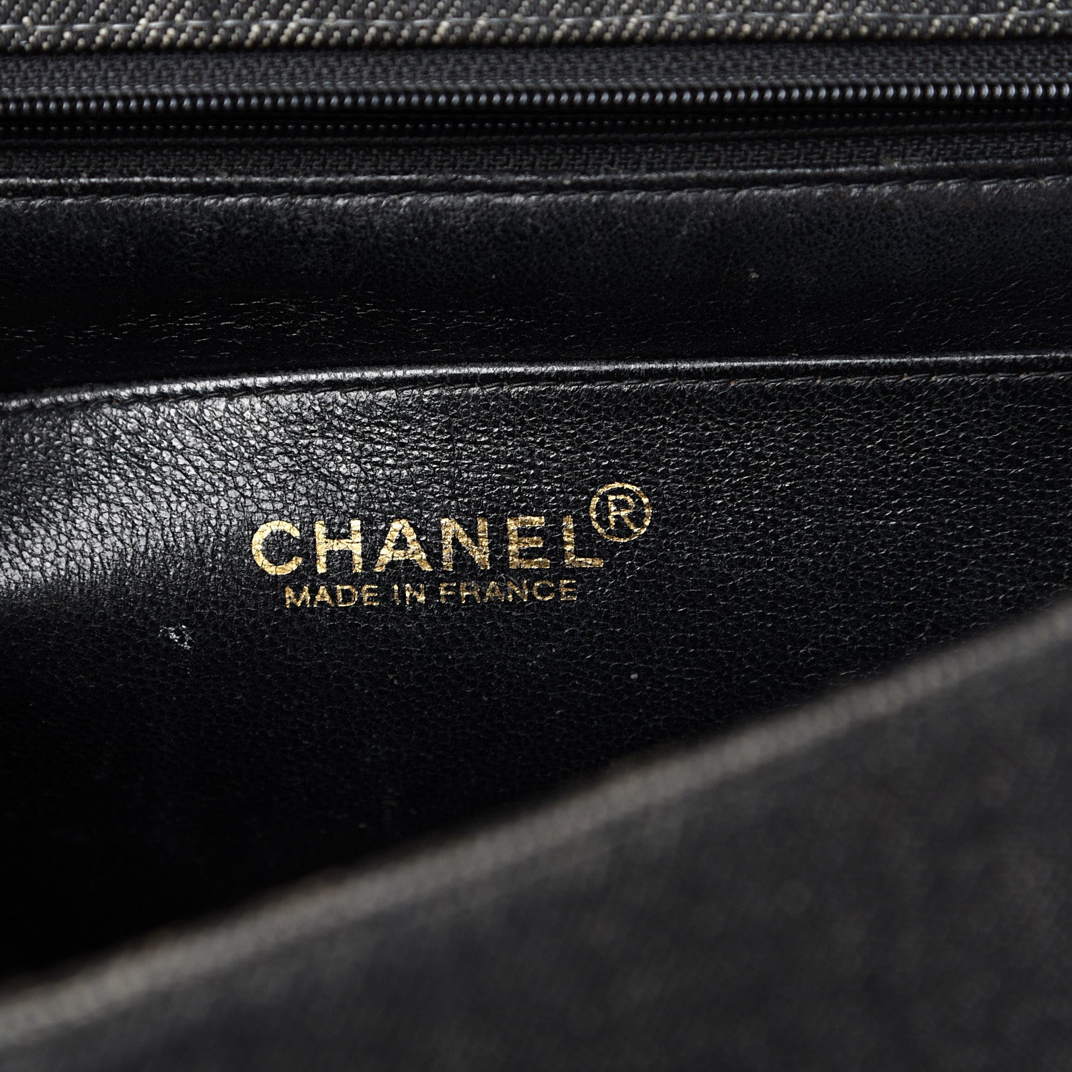 Chanel Denim Jumbo Kelly Flap Black 5 of 20