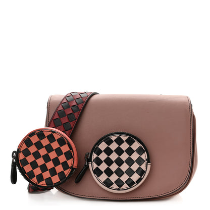 Bottega Veneta Nappa Intrecciato Luna Crossbody Pouch Multicolor 1 of 12