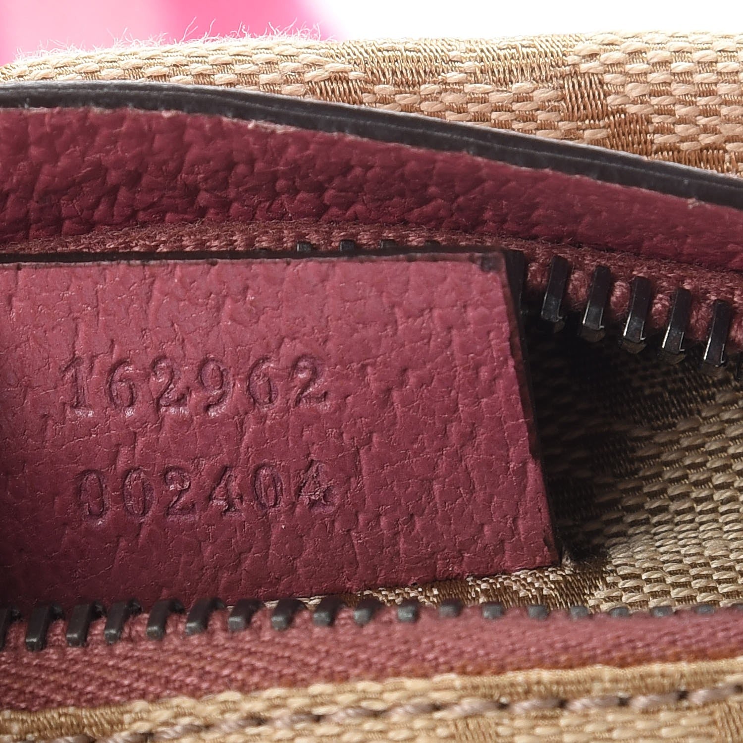 Gucci GG Monogram Web Double Pocket Belt Bag Pink 7 of 8