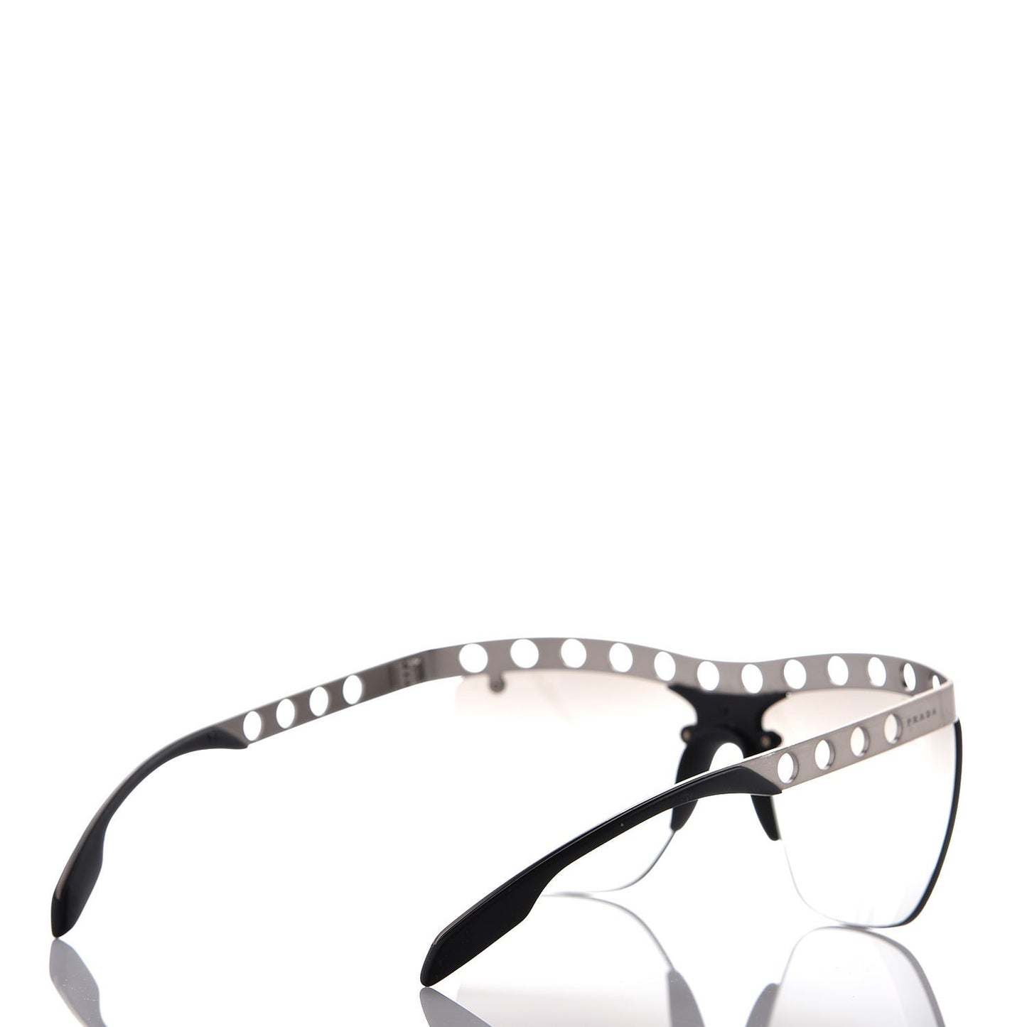 Metal Circle Frame Sunglasses SPR 53R Silver