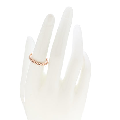 Chanel 18K Beige Gold Mini Coco Crush Ring 56 7.5 2 of 7