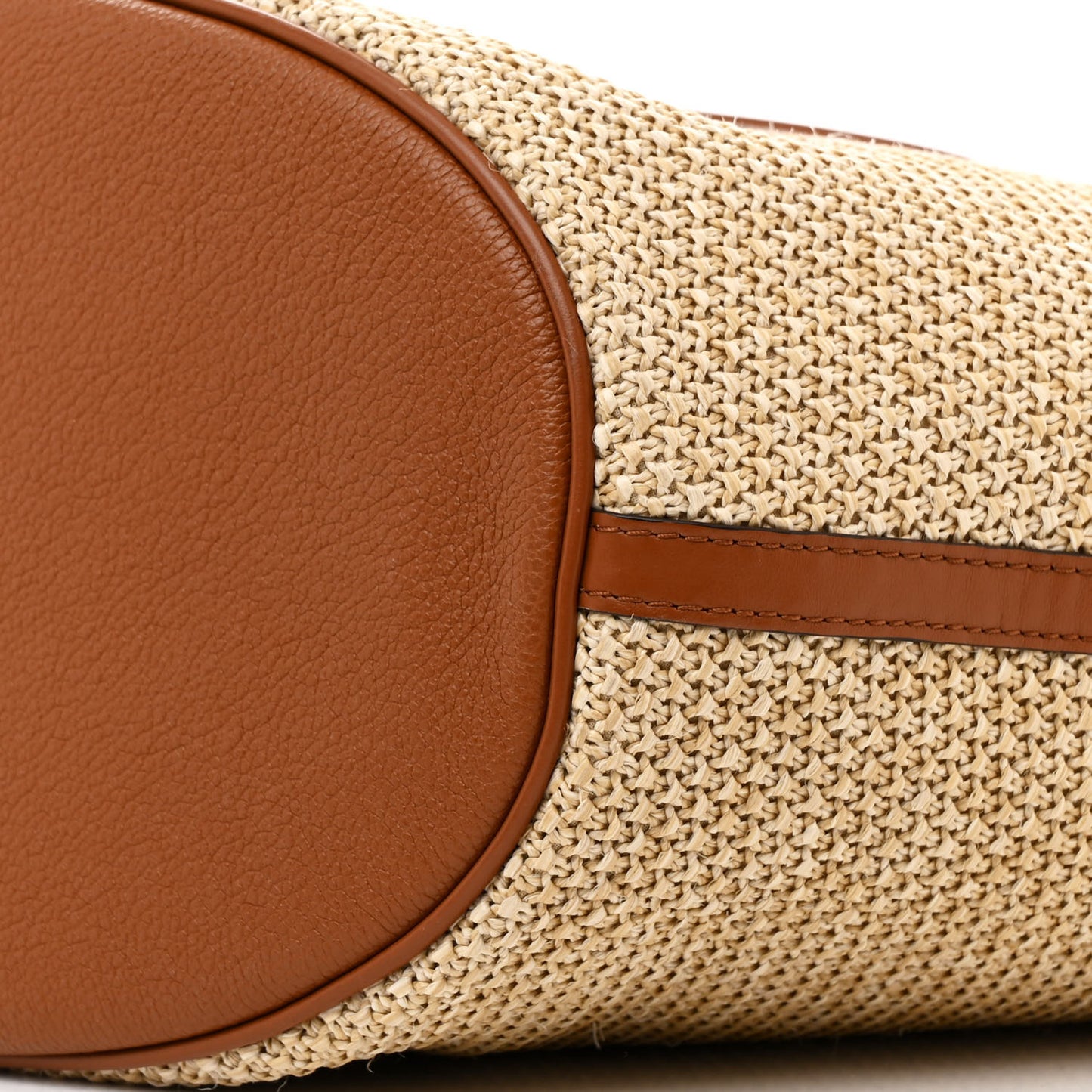 Raffia Saint Jacques Tote Caramel