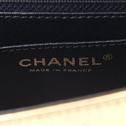 Chanel Metallic Calfskin Crocodile Embossed Cocodile Rectangular Mini Flap Gold 6 of 10