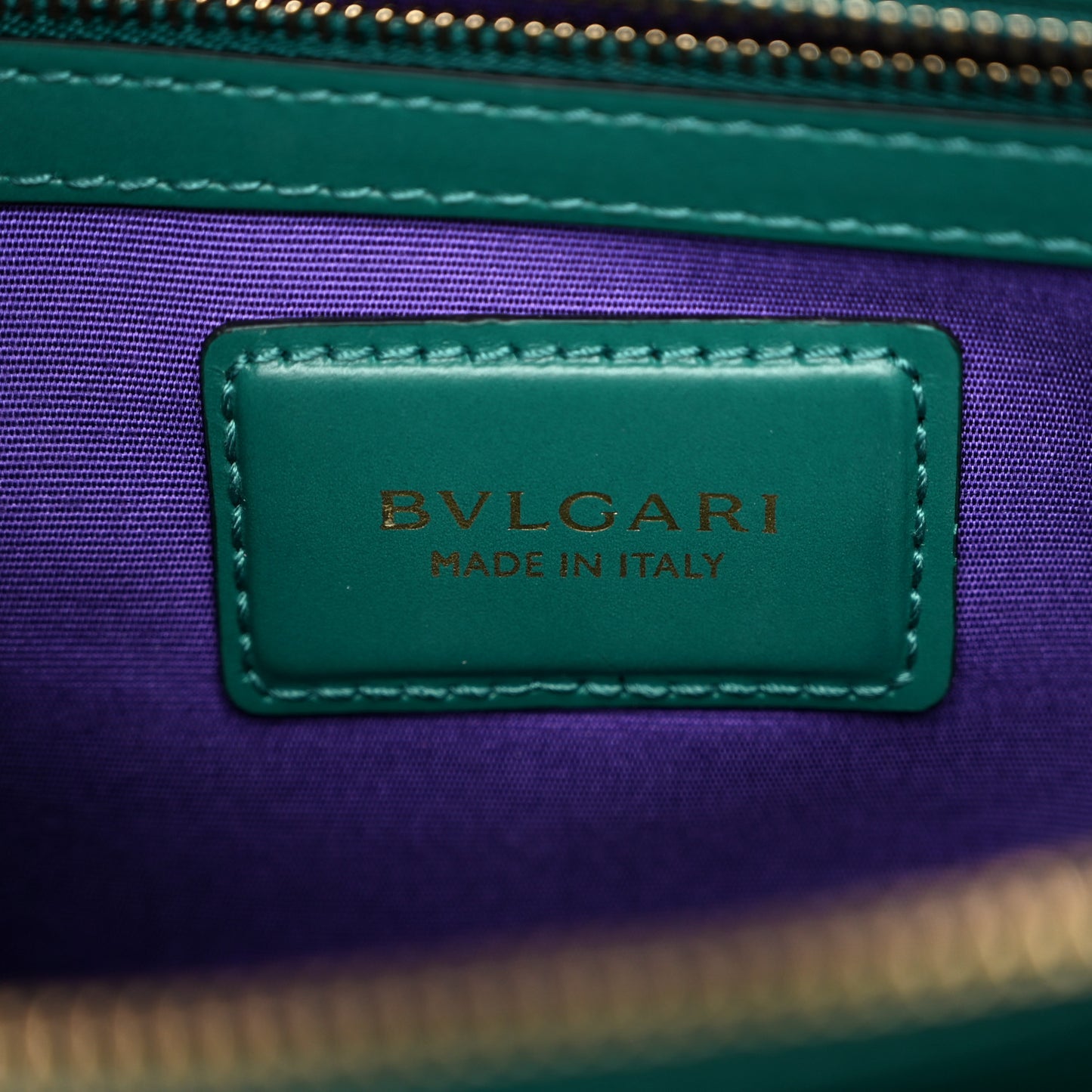 Calfskin Serpenti Forever Shoulder Bag Emerald Green