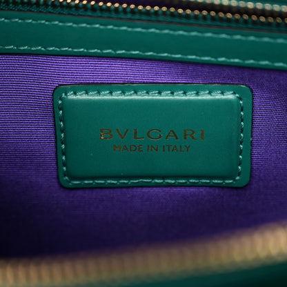 Bulgari Calfskin Serpenti Forever Shoulder Bag Emerald Green 7 of 11