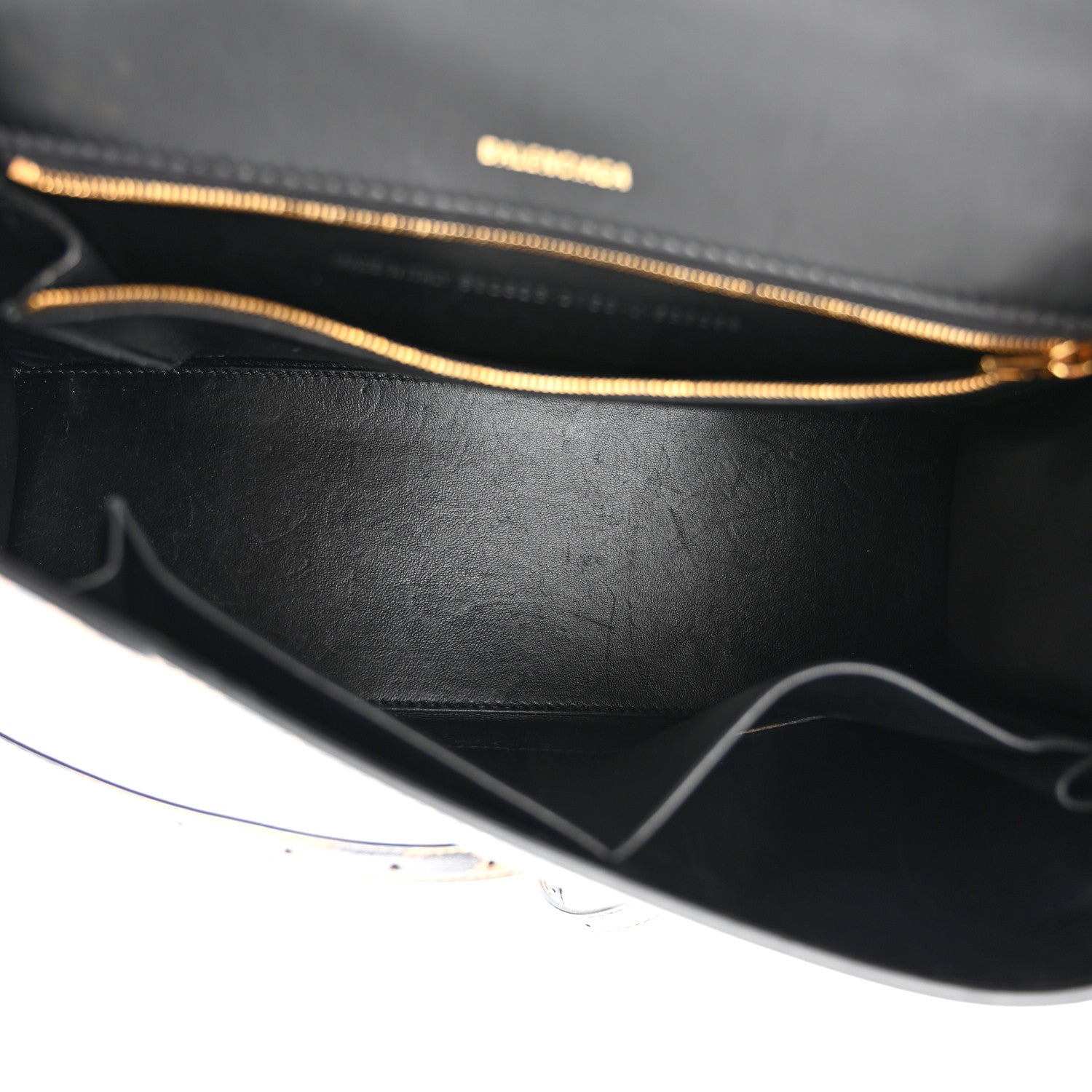 Balenciaga Smooth Calfskin Leopard Print Medium Hourglass Top Handle Bag Beige 5 of 17