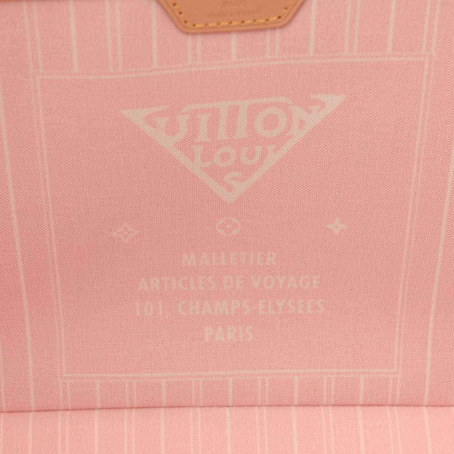 Monogram Giant By The Pool Neverfull MM Light Pink