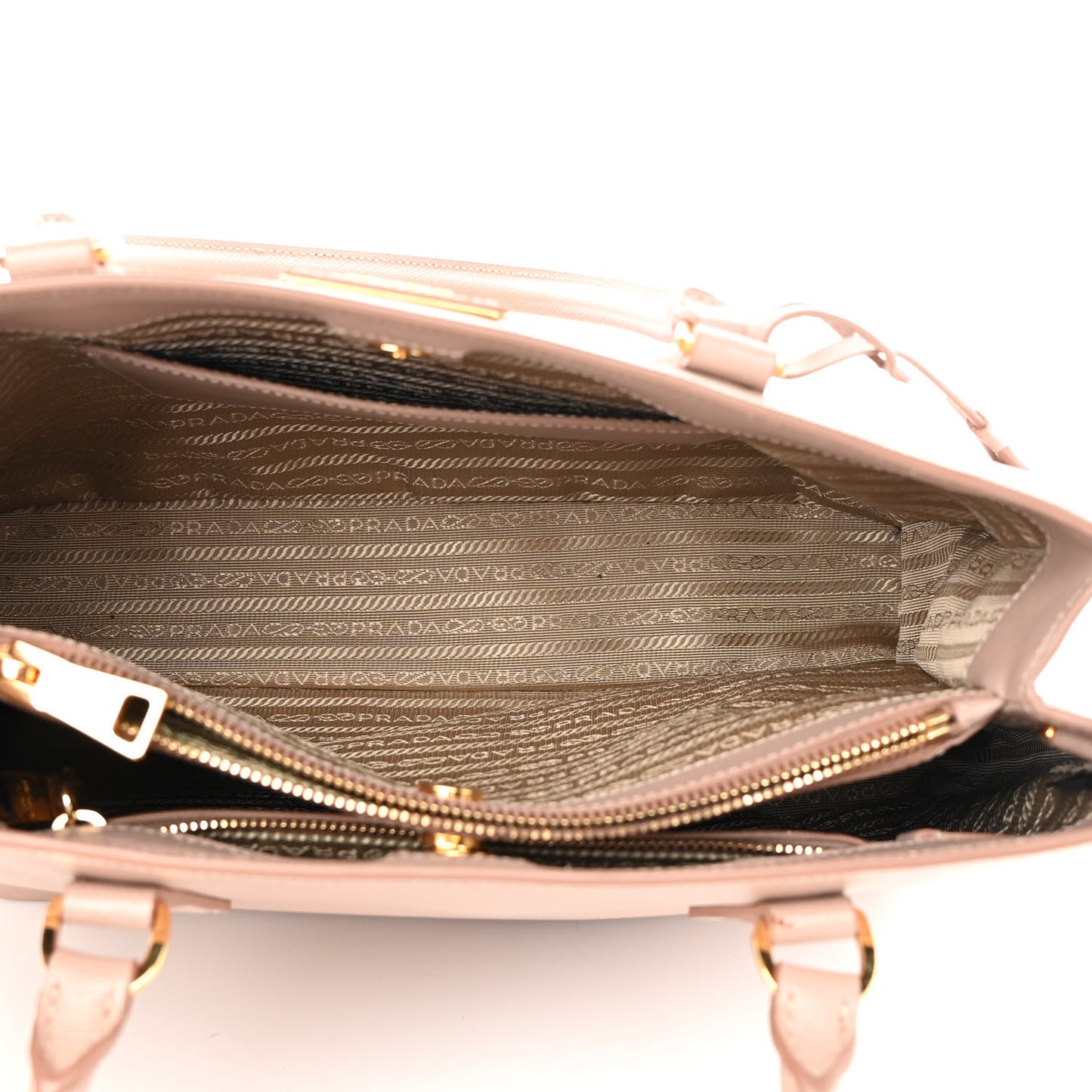 Saffiano Lux Medium Tote Cammeo