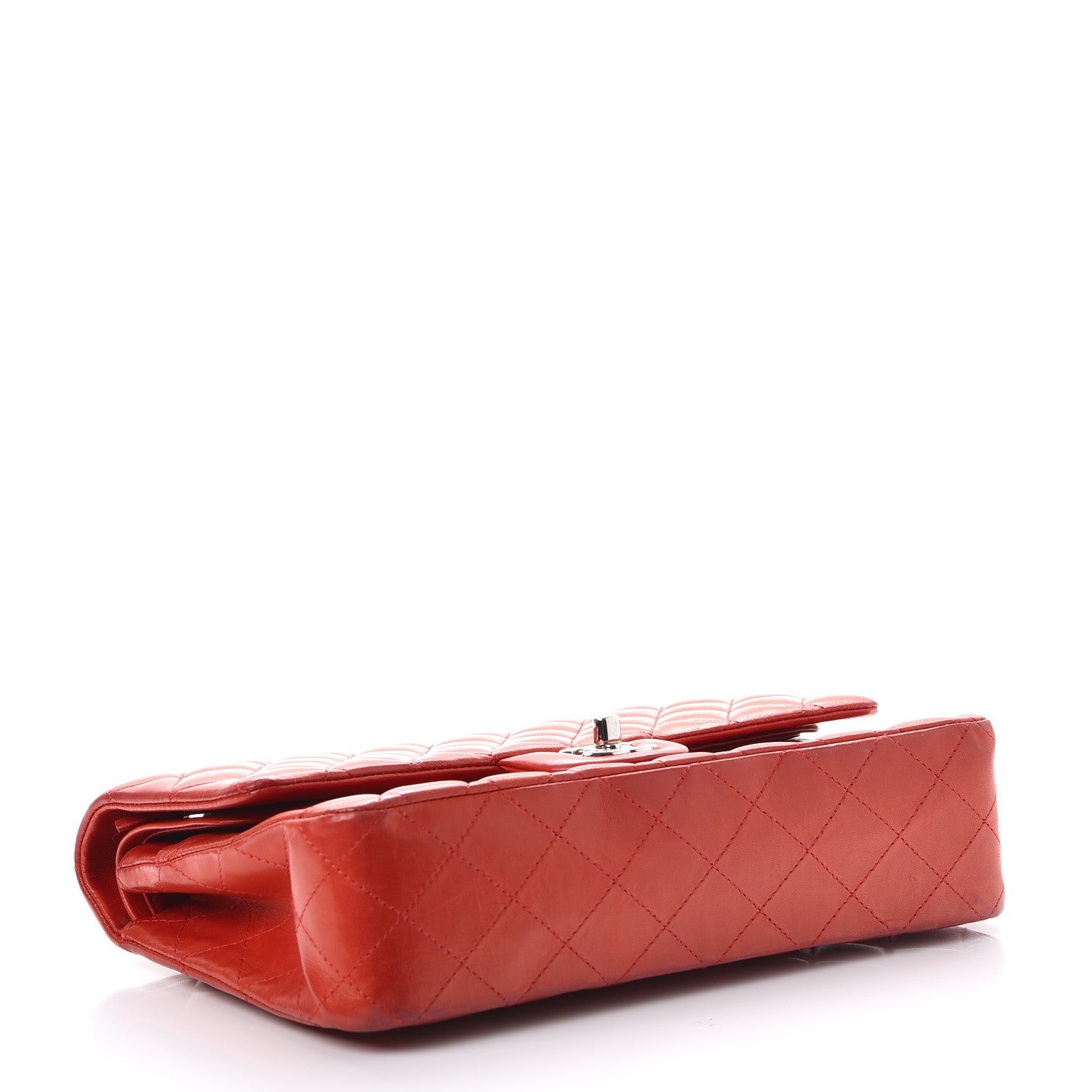 Chanel Lambskin Quilted Medium Double Flap Red 5 of 11