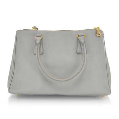 Prada Saffiano Lux Double Zip Tote Pomice 4 of 11