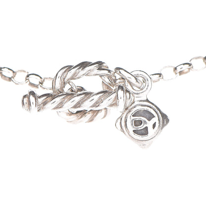 David Yurman Sterling Silver Freshwater Pearl Bead Chain Necklace 6 of 6
