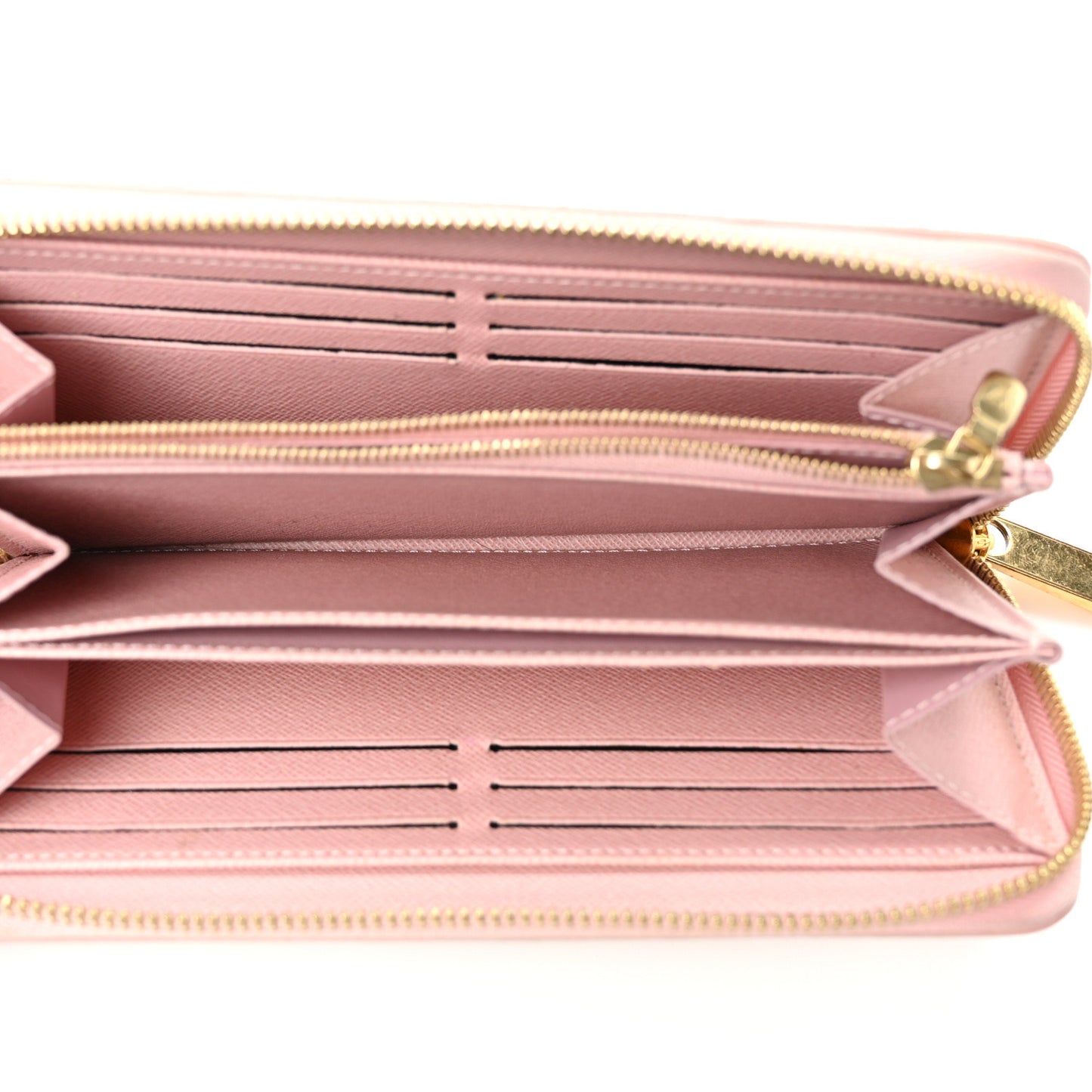 Damier Azur Zippy Wallet Rose Ballerine