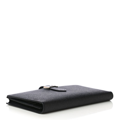 Hermes Epsom Bearn Gusset Wallet Black 4 of 10