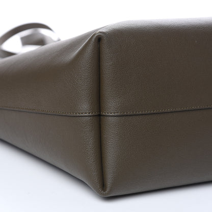 Saint Laurent Calfskin Large Shopping Tote Kaki Militaire 6 of 12