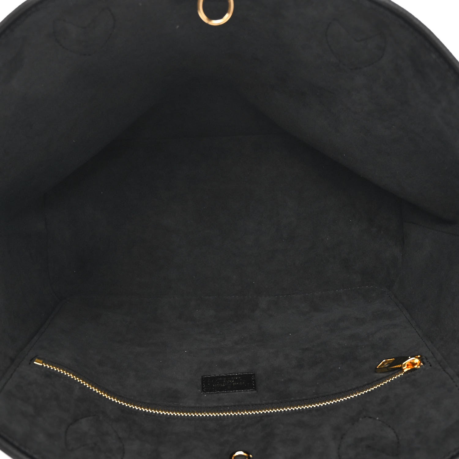 Louis Vuitton Empreinte Monogram Giant Neverfull MM Black Beige 5 of 9