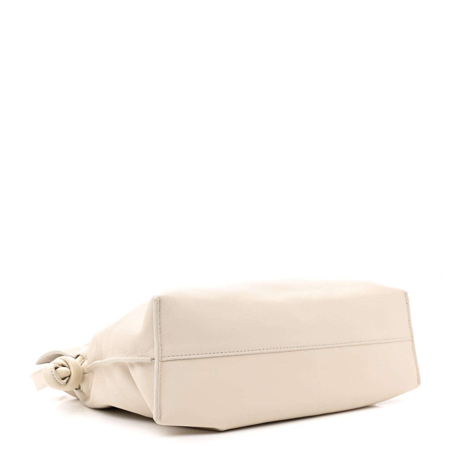 Mellow Nappa Medium Flamenco Knot Clutch Sea Salt