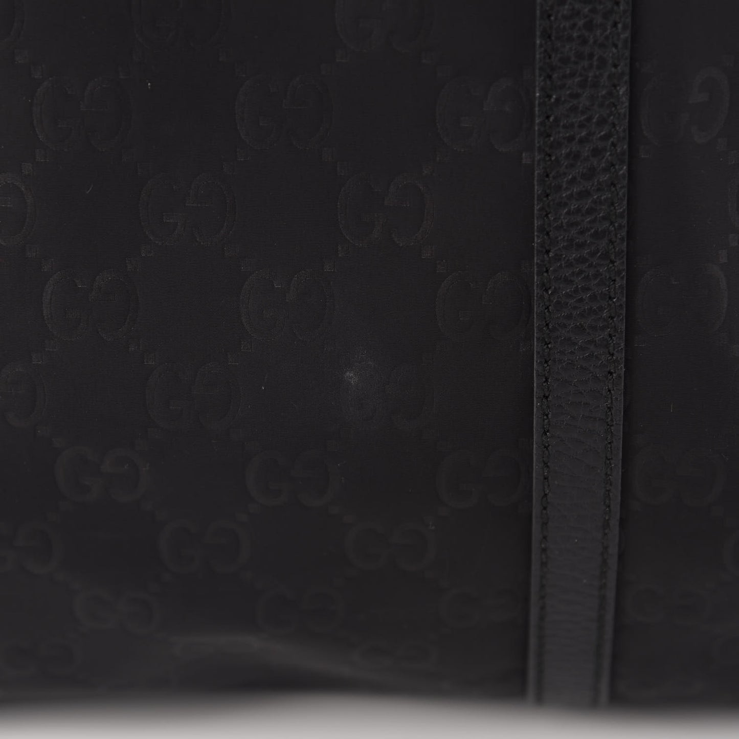 Nylon Monogram Medium Vertical Tote Black