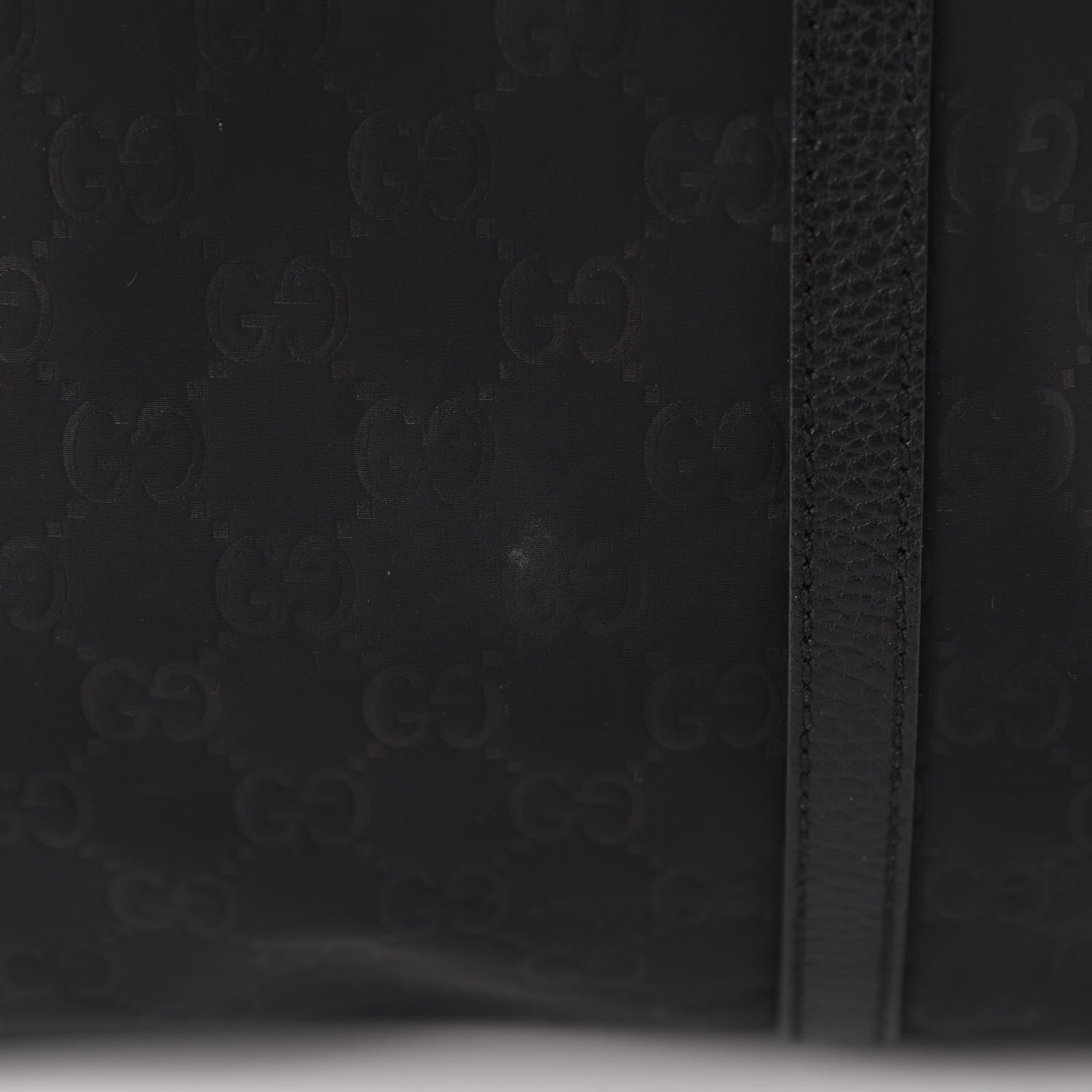 Gucci Nylon Monogram Medium Vertical Tote Black 9 of 12