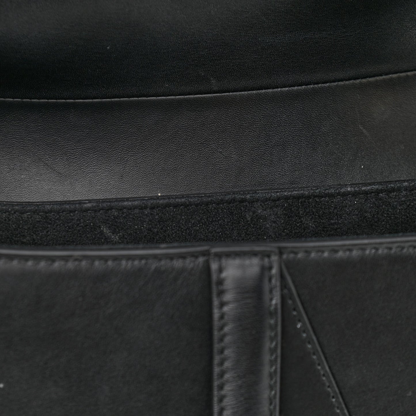 Calfskin Saddle Bag Black