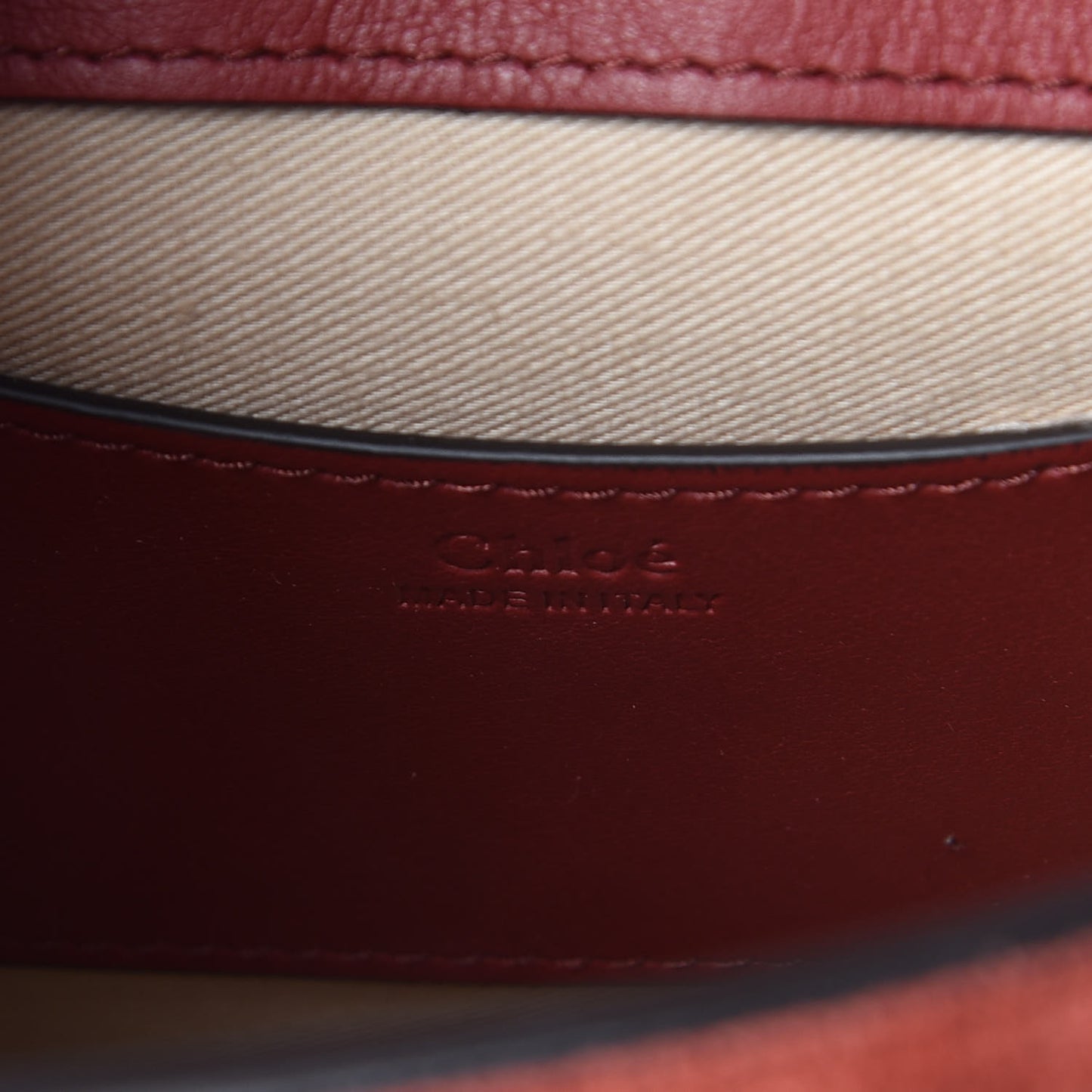 Suede Calfskin Quilted Embroidered Small Tess Bag Reddish Brown