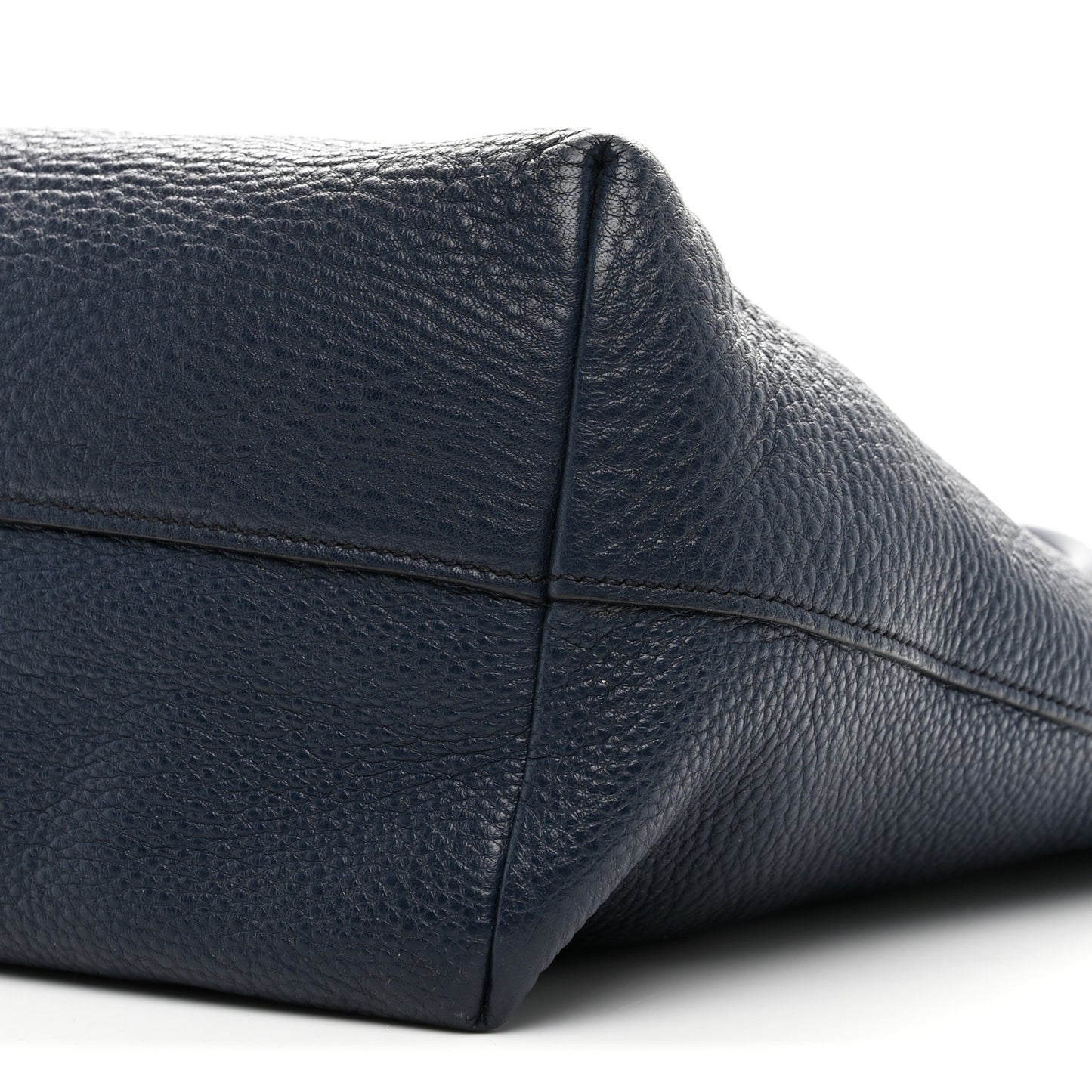 Vitello Daino Pocket Shopping Tote Baltico