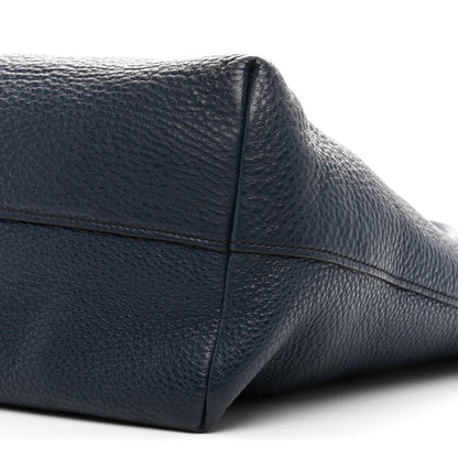 Prada Vitello Daino Pocket Shopping Tote Baltico 11 of 11