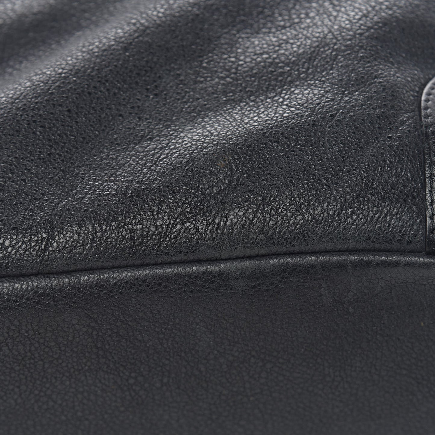 Calfskin CC Shoulder Bag Black