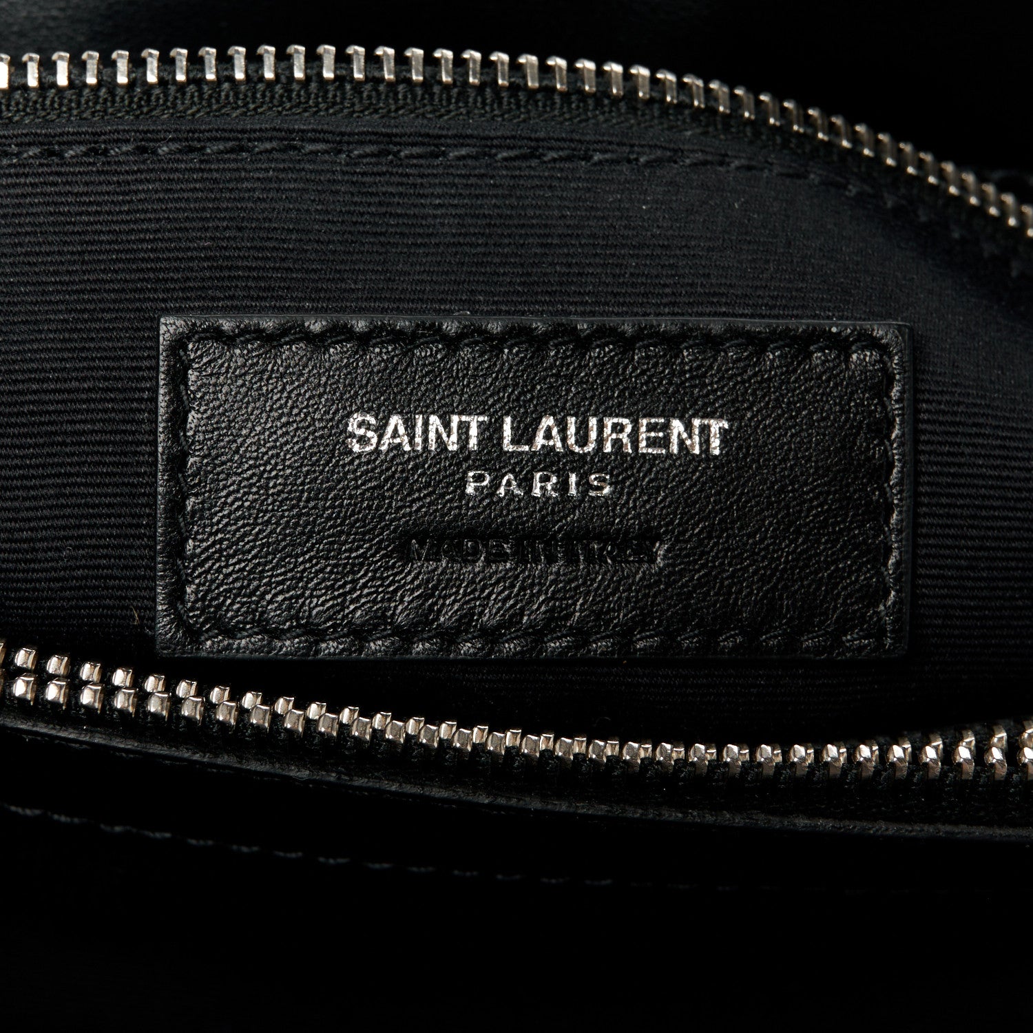 Saint Laurent Calfskin Y Quilted Monogram Medium Loulou Chain Satchel Black 7 of 11