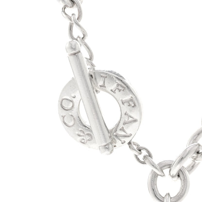 Tiffany Sterling Silver Heart Tag Toggle Necklace 4 of 5