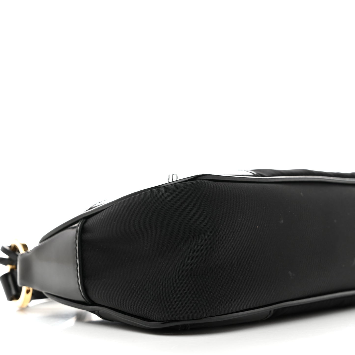 Re-Nylon Spazzolato Re-Edition 2002 Shoulder Bag Black