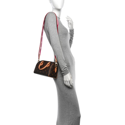 Louis Vuitton Monogram Speedy Bandouliere 20 Fuchsia 2 of 11