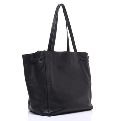 Celine Soft Grained Calfskin Small Belt Cabas Phantom Black 3 of 20