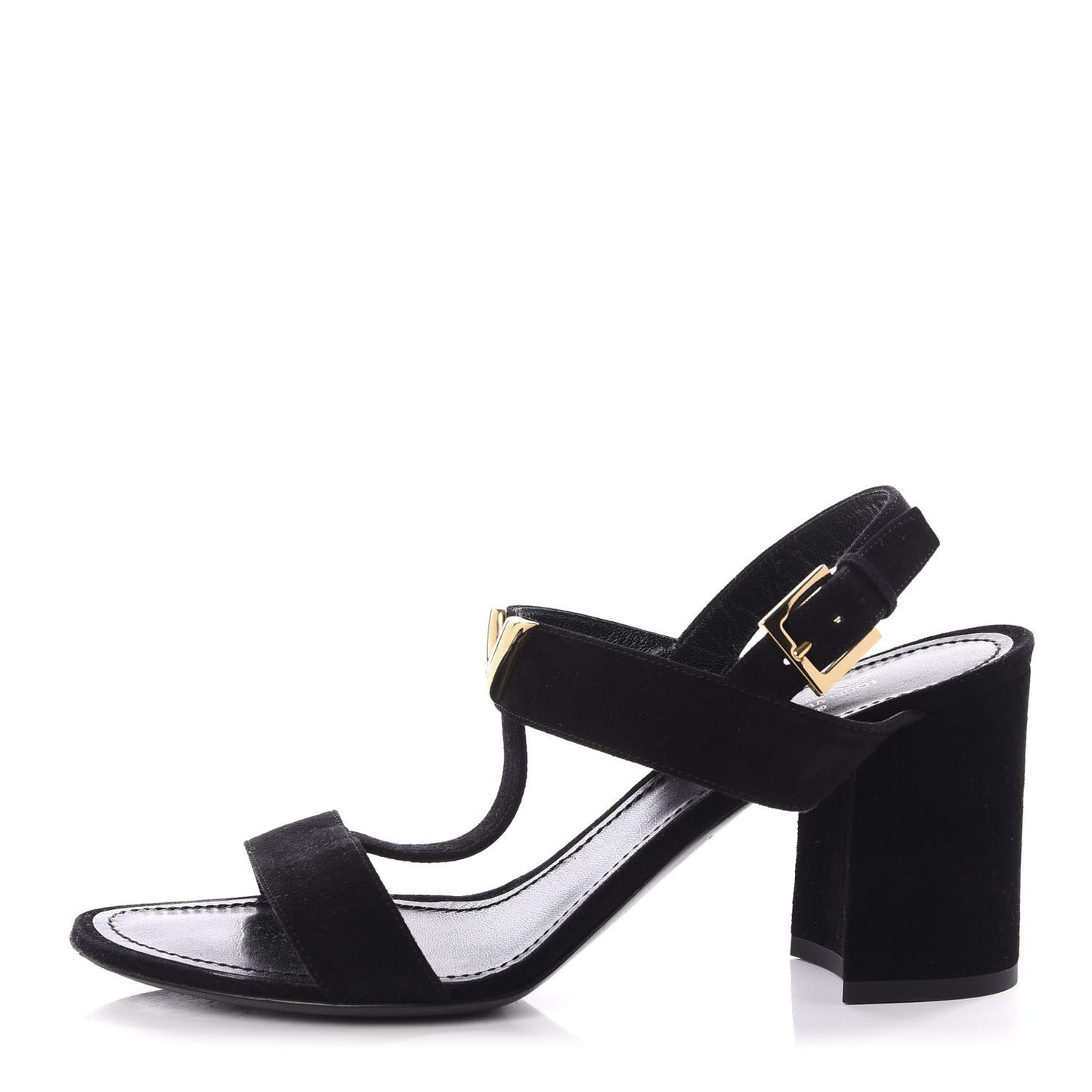 Suede Bahiana Sandals 39 Black