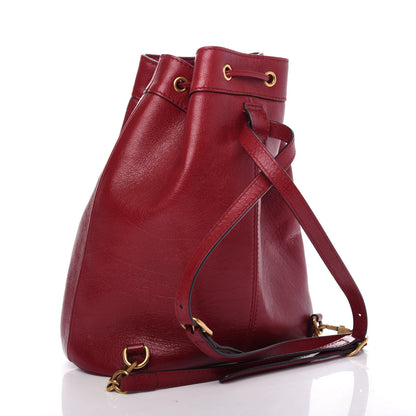 Gucci Piuma Lux Energy Medium Re(Belle) Convertible Bucket Bag Hibiscus Red 2 of 9