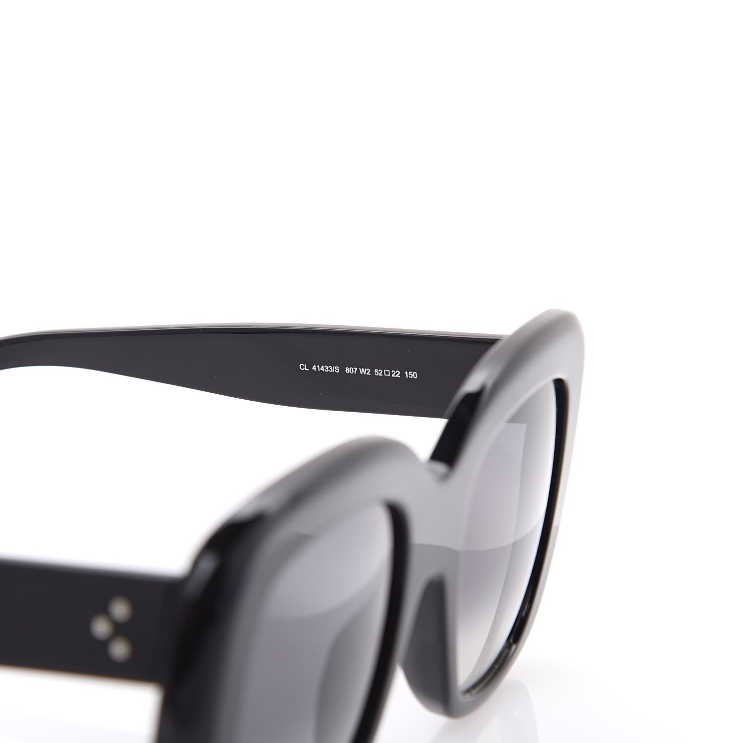 Celine Stella Sunglasses CL 41433/S Black 5 of 7