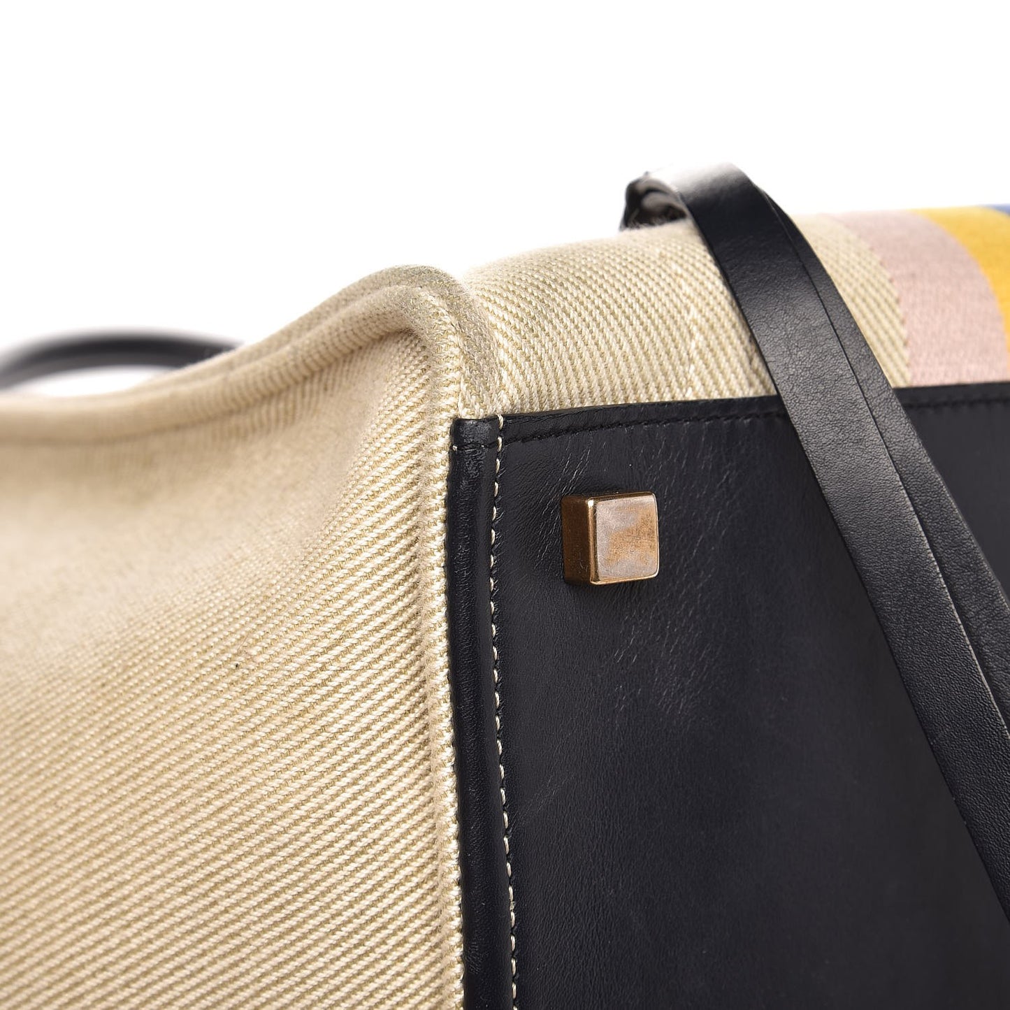 Cotton Canvas Medium Phantom Luggage Multicolor