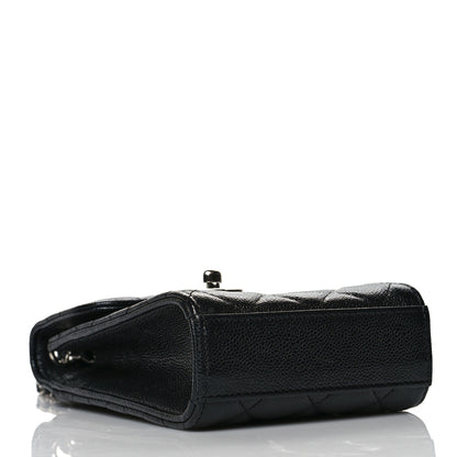 Chanel Caviar Quilted Classic Phone Holder Black 4 of 12