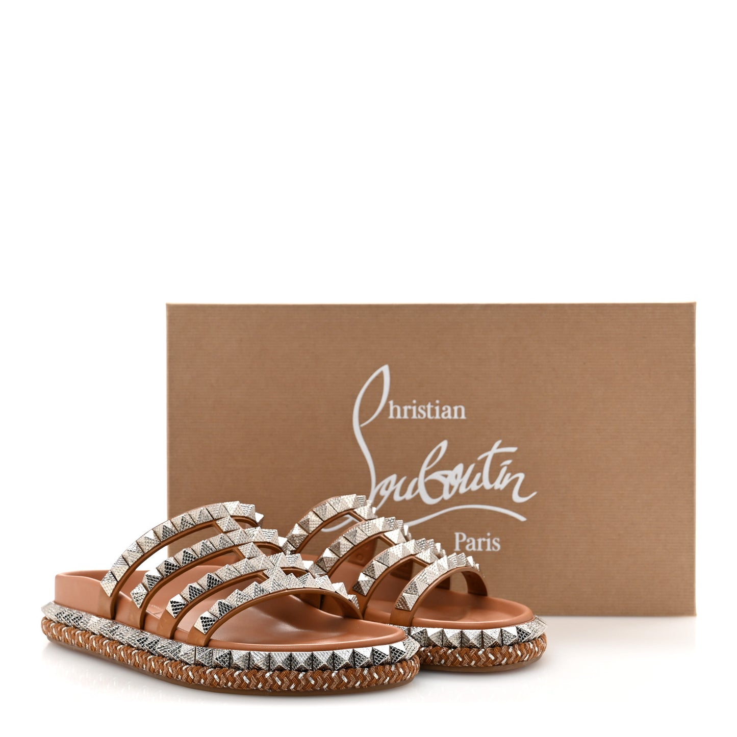 Pyra Hallulila Spike Mule Flat Slides 39.5 Terra