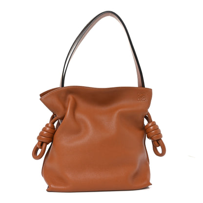 Loewe Calfskin Small Flamenco Knot Bag Warm Desert 1 of 9